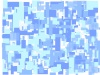 ランダムモザイク模様のブルー背景素材