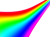 きれいな虹のロード　背景素材