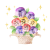 キラキラ　パンジー