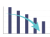 下降する棒グラフ-矢印-透過png