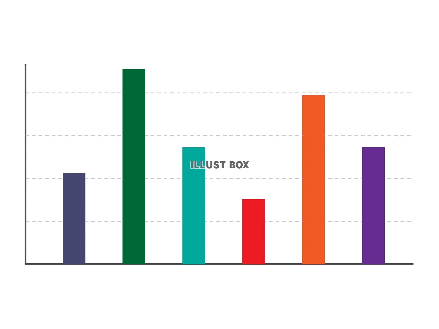 棒グラフ イラスト無料