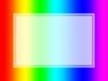 虹をイメージしたレインボー背景フレーム