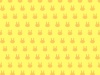 可愛いウサギシルエットのパターン背景黄色