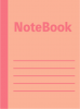 ピンクのノート