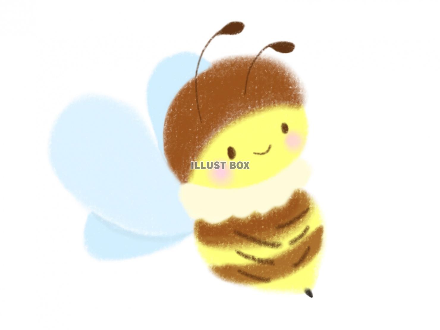 春が来て嬉しいミツバチ