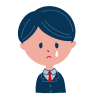 ビジネスマン 男性　悲しい