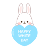 ウサギ・ホワイトデー