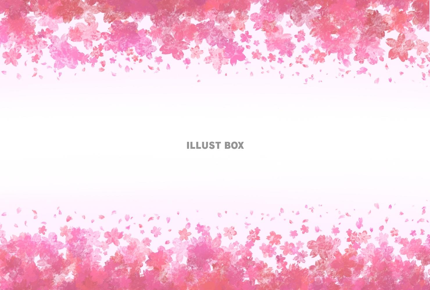 桜のグリーティングカード