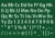 アルファベット　英語　数字　記号　文字　手描き　文字　一覧　セット