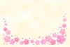 手描き水彩さくらフレームカード11