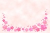 手描き水彩さくらフレームカード12