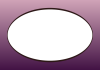 透過PNG・グラデーション　楕円枠・紫