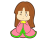ウィンクしてるかぐや姫