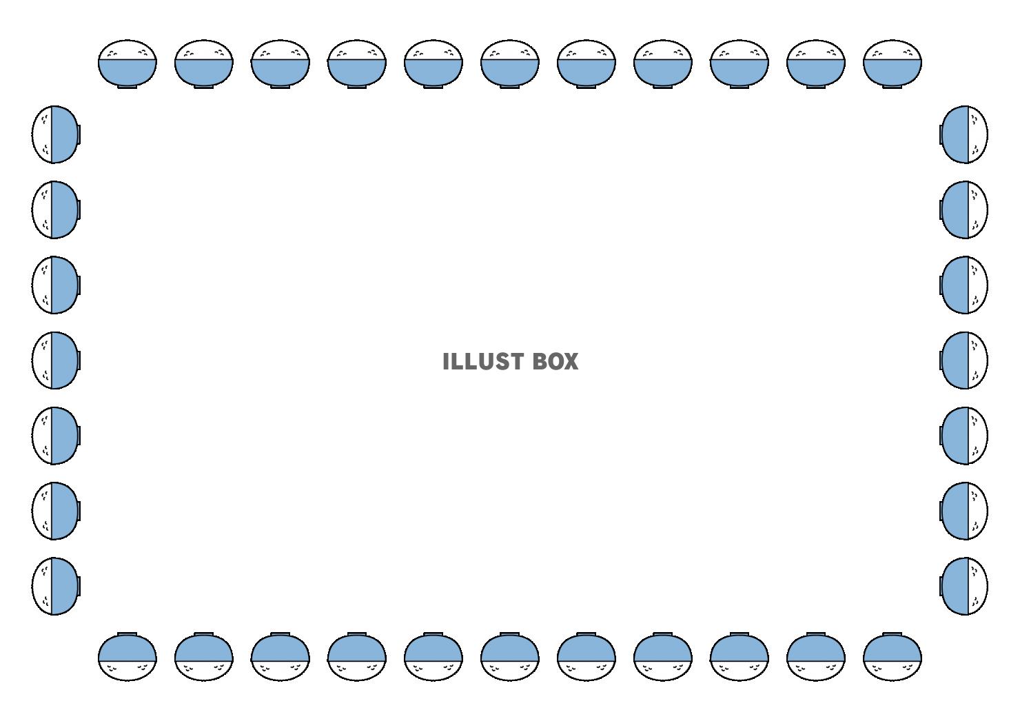 4_枠_ご飯・長方形
