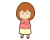 ふてくされながら腕組む女子