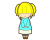 恥ずかしがってる女の子