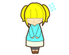 恥ずかしがってる女の子３