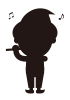6_人物_小人・笛吹き・シルエット