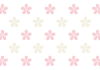 透過PNG・紅白桜　背景・横