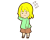 慌てる女の子３
