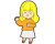 身振り手振りする女の子２