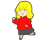 歩く女の子３