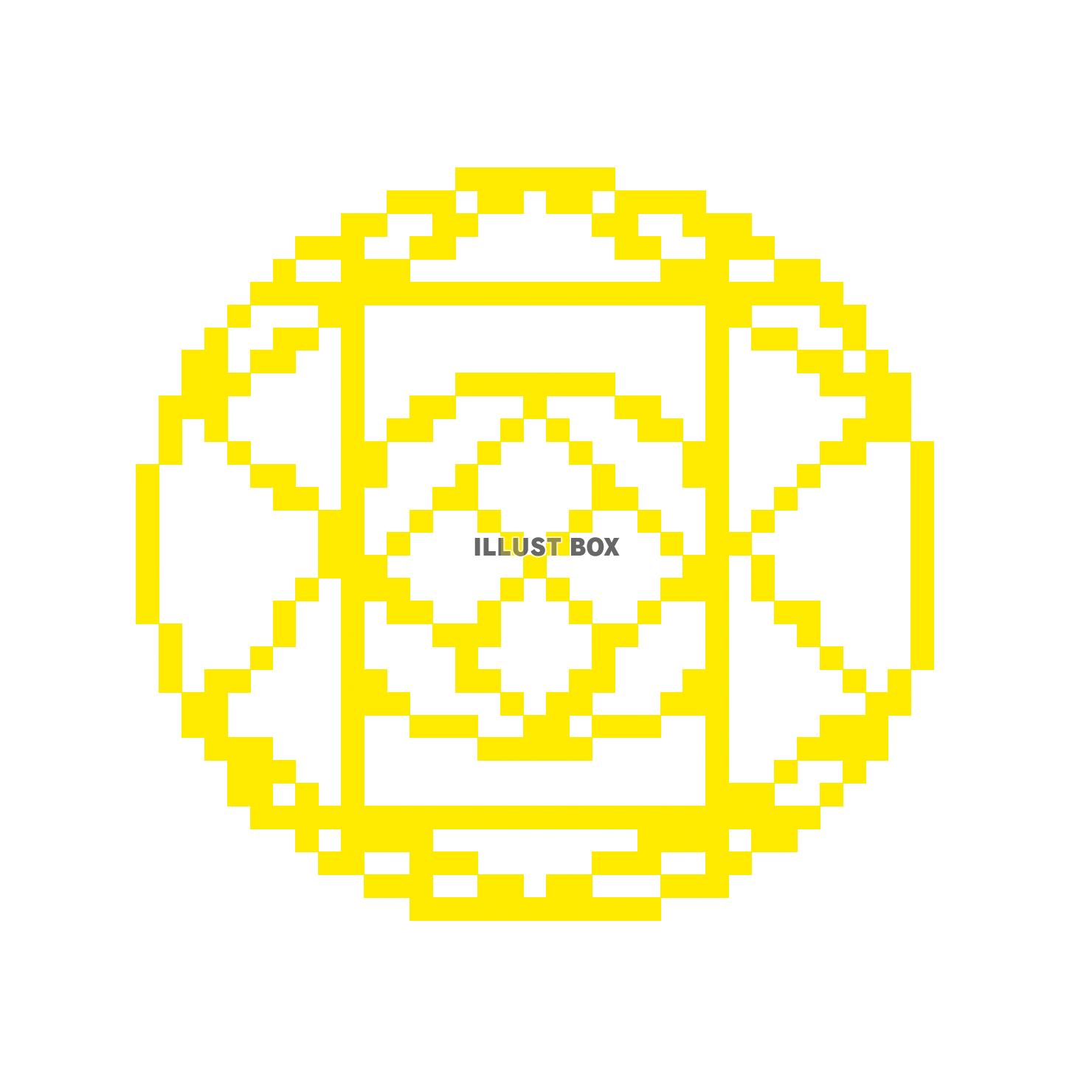 ドット絵の魔法陣(黄色)