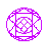 ドット絵の魔法陣(紫)