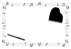 4_枠_フルート・ピアノ・五線譜・長方形