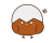 怒るひよこ（地鶏）