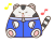笑顔なパーカー着た白虎