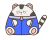 泣くパーカー着た白虎