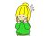 恥ずかしがってる女の子２