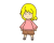 ジト目の金髪の女の子
