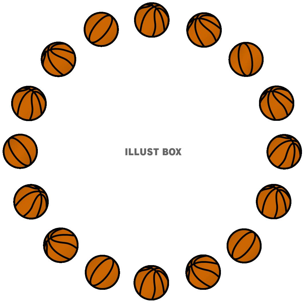 バスケットボールの丸形（円形）フレーム２
