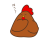 うなずく地鶏３