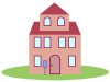 お家の壁紙画像シンプルマイホーム背景素材イラスト透過png