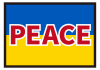18_イラスト_ ウクライナ国旗・PEACE・赤文字
