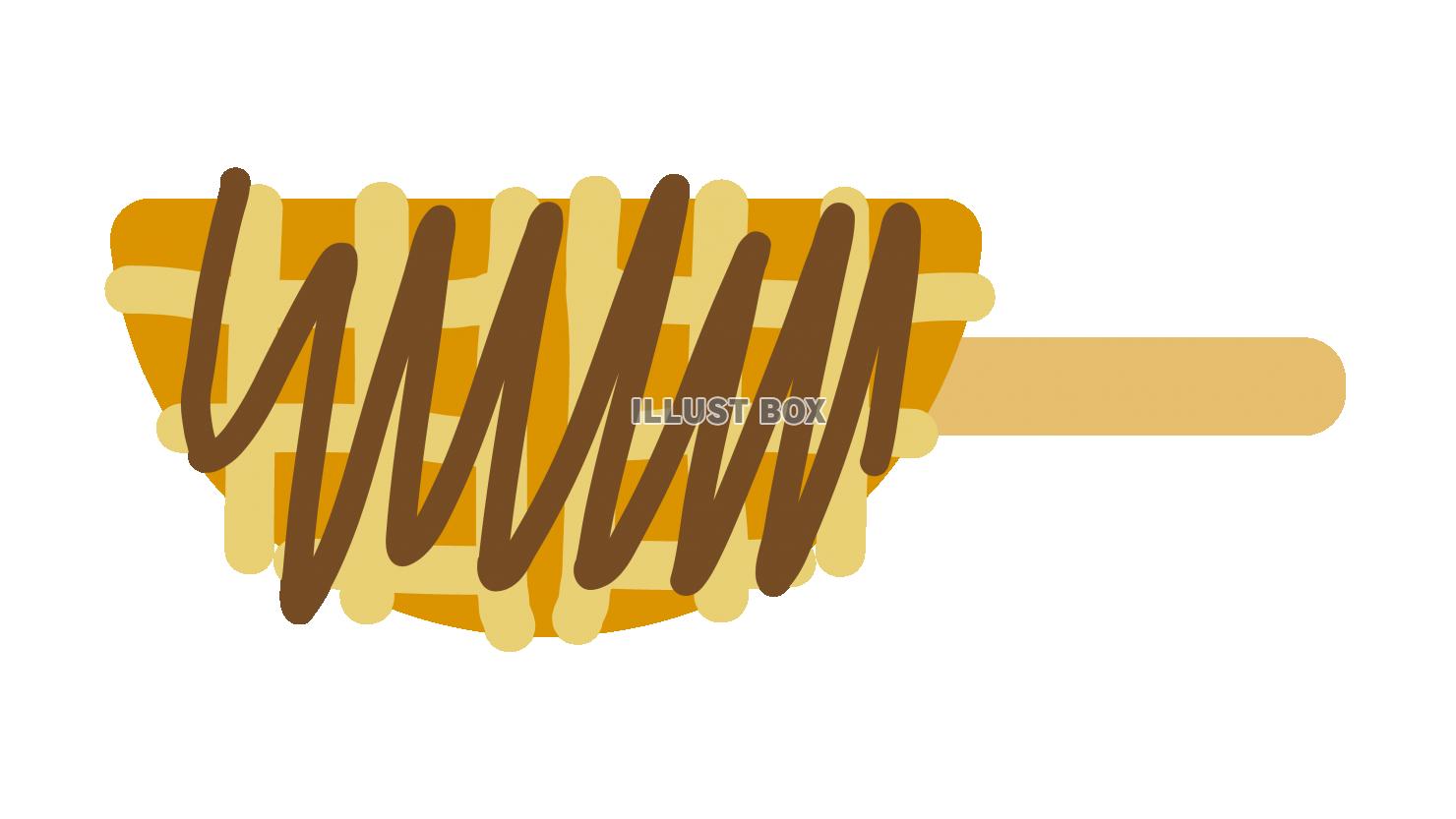 2_イラスト_クロッフル・チョコ