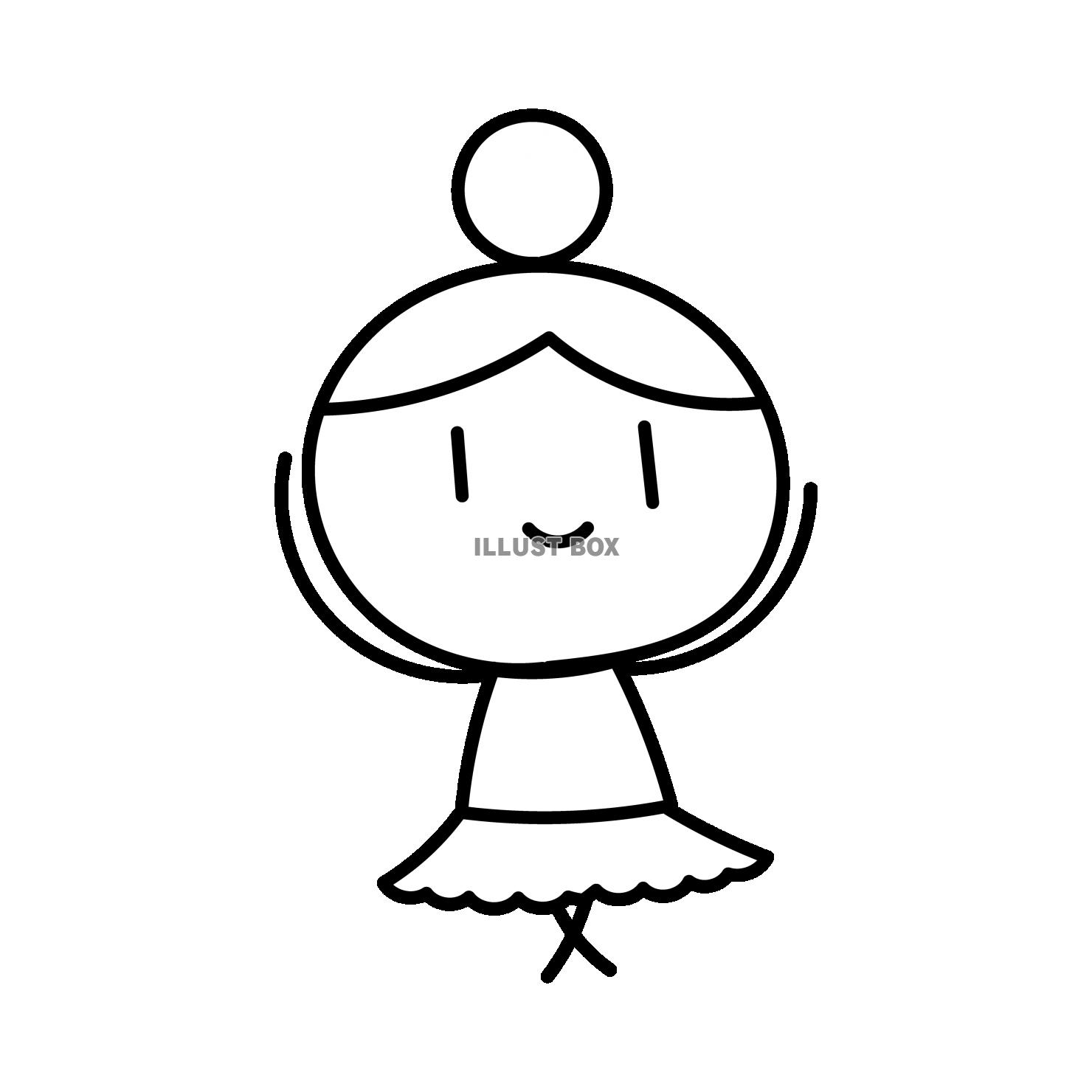 5_人物_バレリーナ・ポーズ５