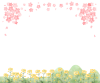桜と菜の花フレーム