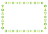 4_枠_ミモザ・長方形