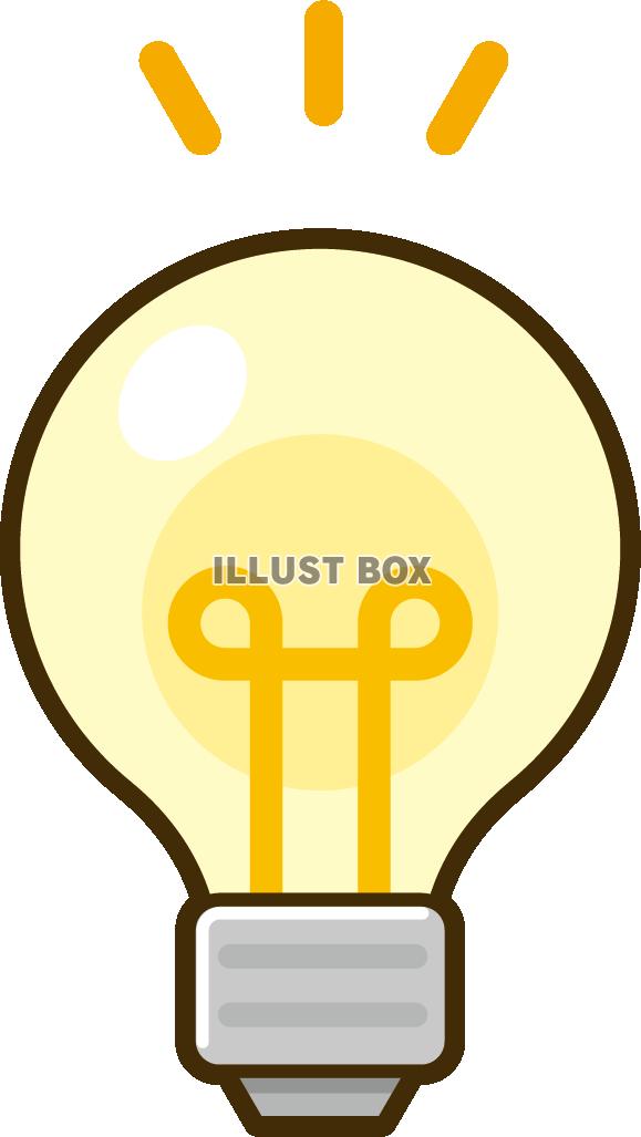 光る電球