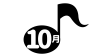 10_イラスト_10月タイトル・音符