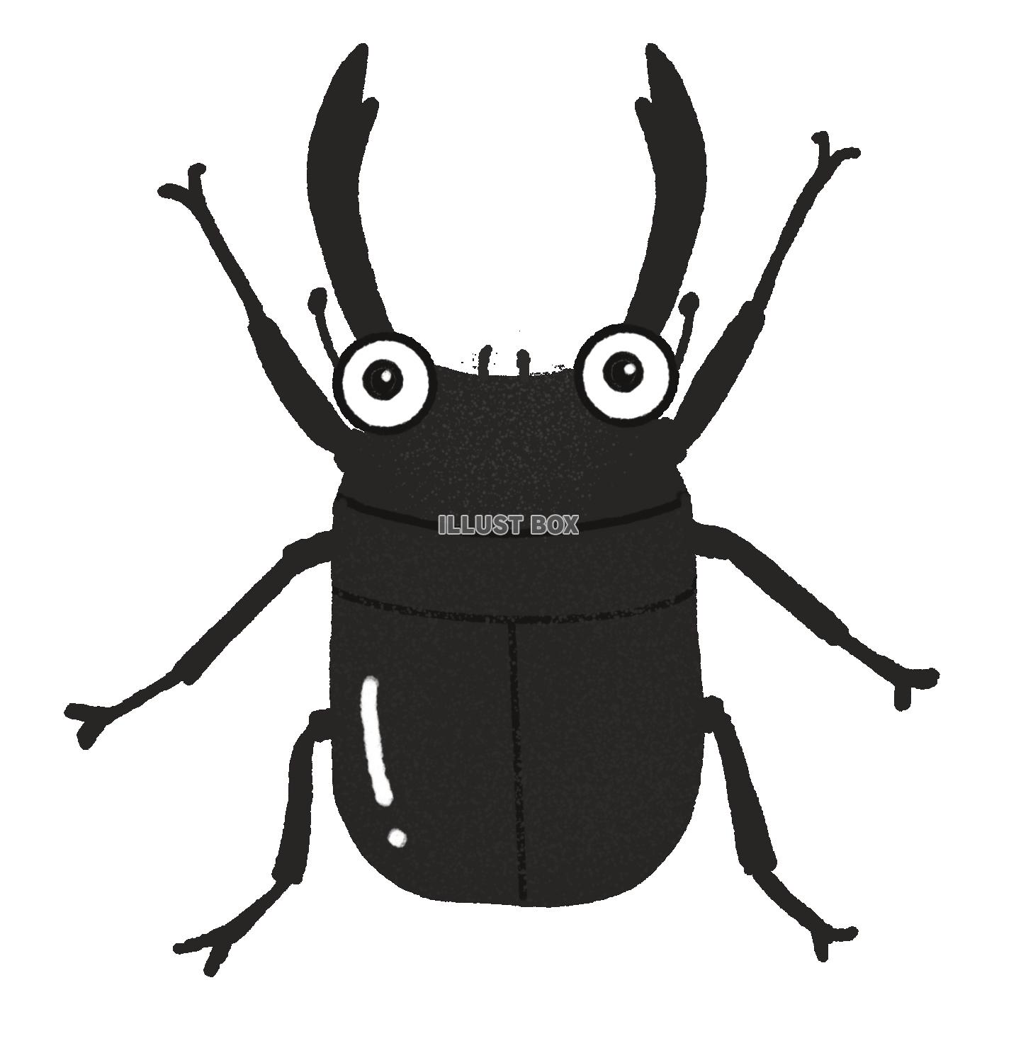 クワガタ イラスト無料