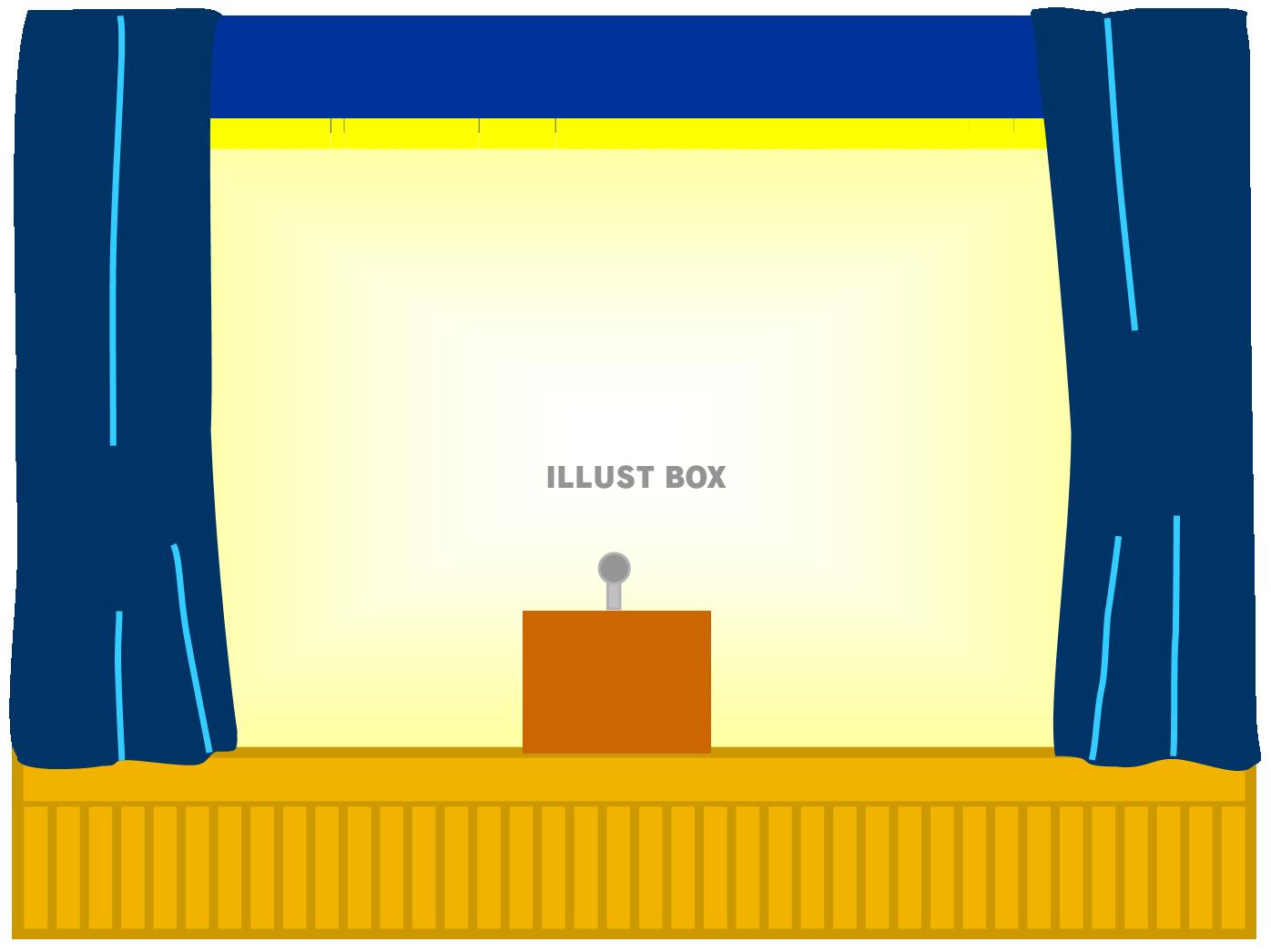 舞台（ステージ）　幕青　２