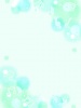 ふんわり音符のフレーム背景