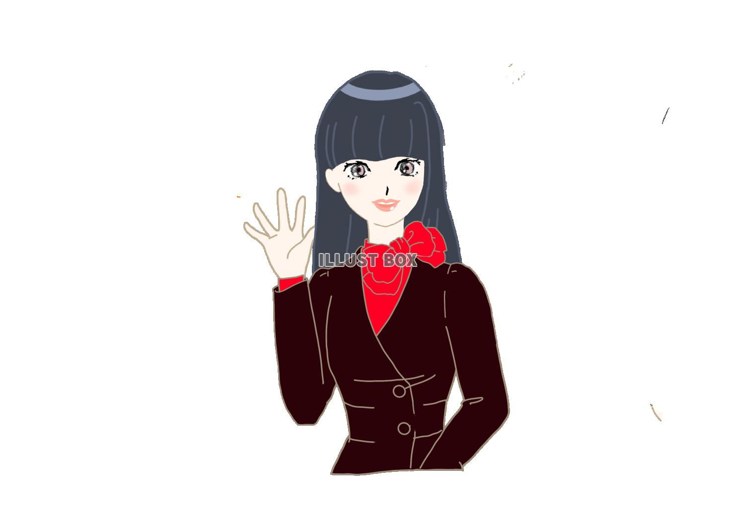 大人女子　スーツ　png