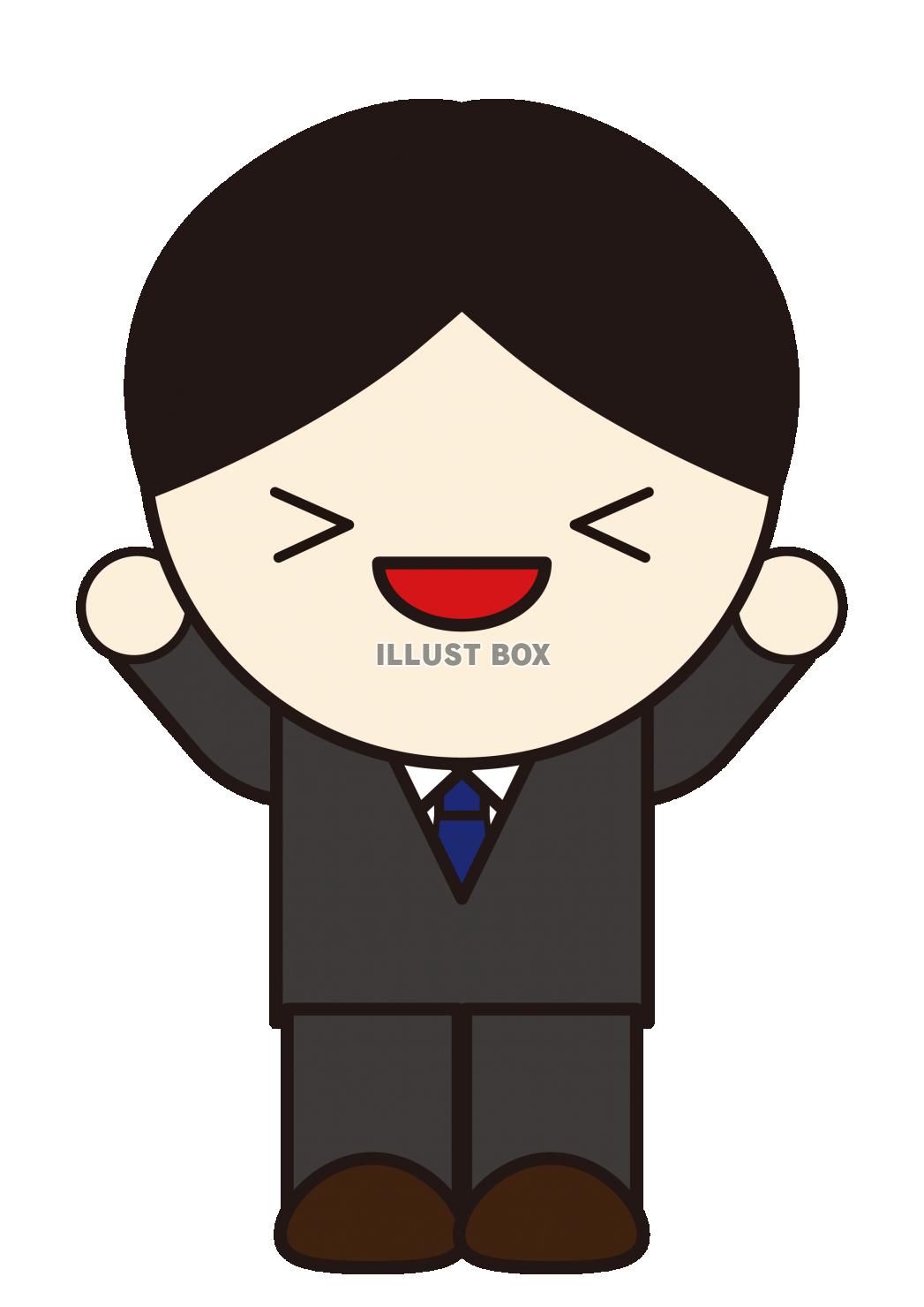 4_人物_サラリーマン・男性・喜ぶ