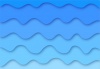 波の模様の背景素材（青）